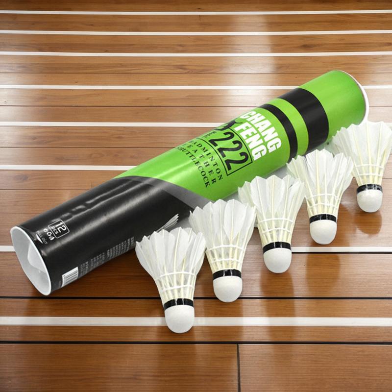 Badminton Event - 12PC 내구성 배드민턴 셔틀콕 오리 깃털