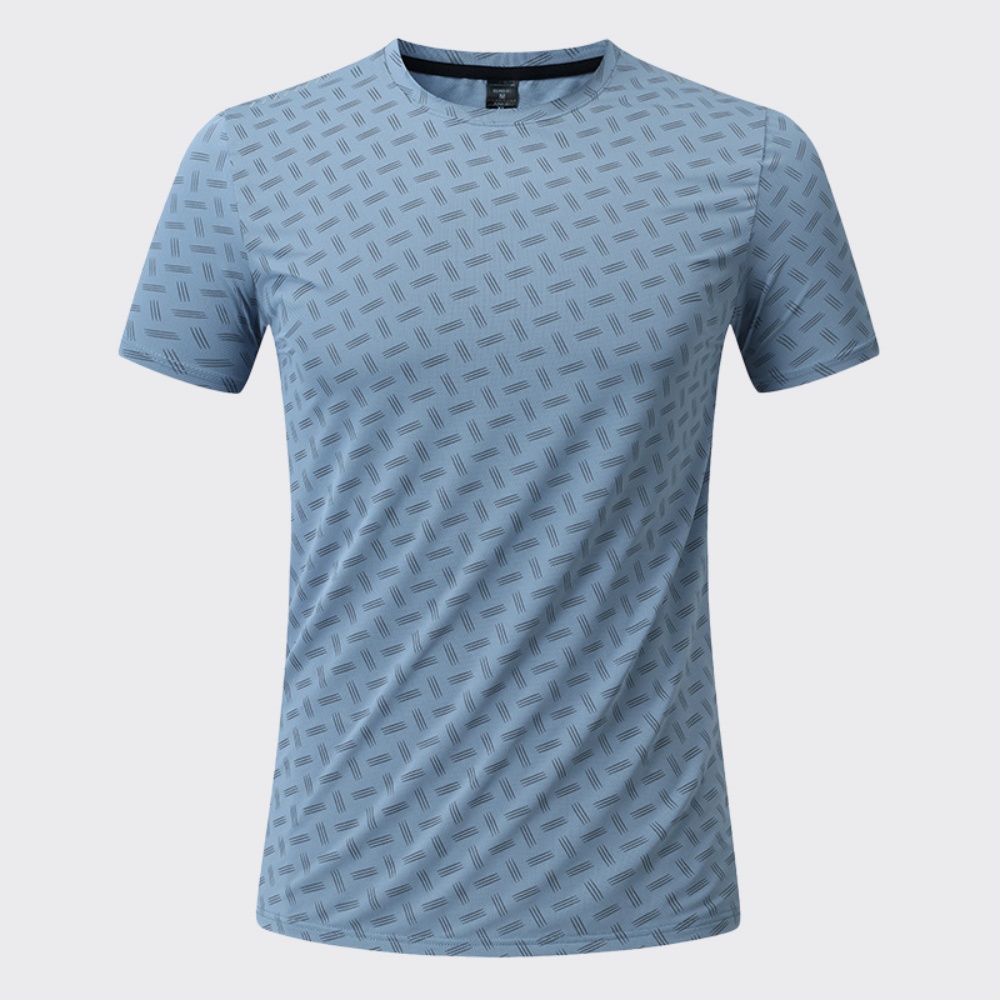 T Shirt Dry Fit - 여름 남성용 프린트 압축 티셔츠 반팔
