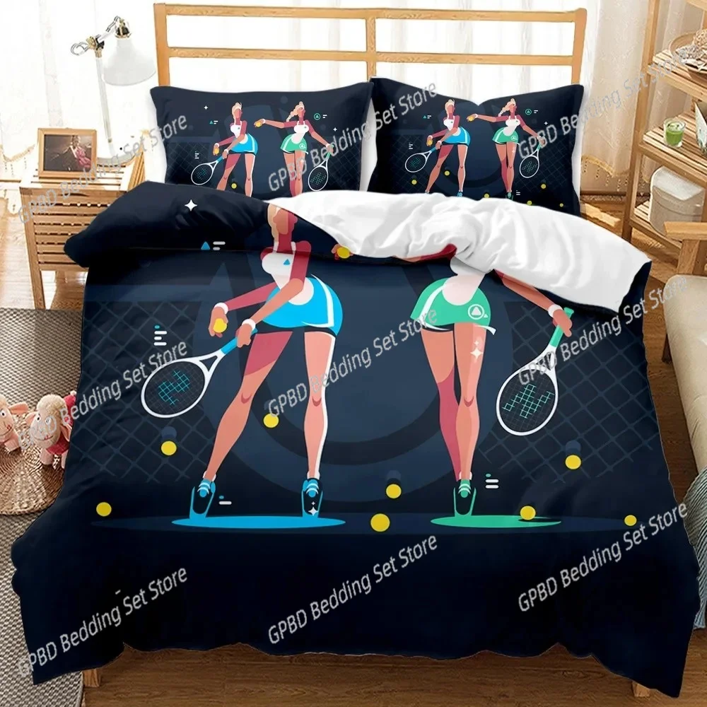 스포츠 이불 커버 세트 태권도 스키 수영 복싱 댄스 배 - Badminton Queen 리뷰 및 가격