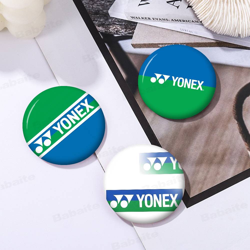 패션 배드민턴 Y-Yonex 사진 브로치 창의적인 원형 - Badminton Yonex 리뷰 및 가격